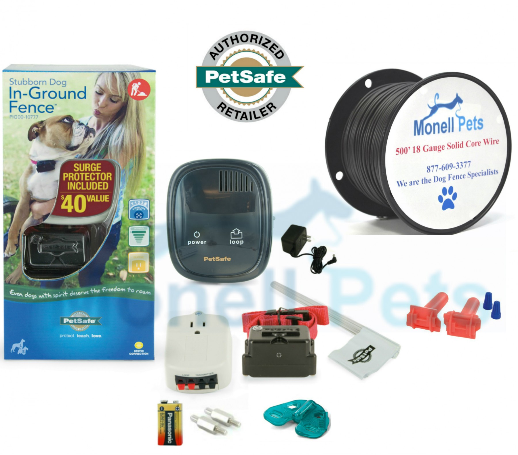 Petsafe Stubborn Dog InGround Containment Fence PIG0010777 18 Gauge